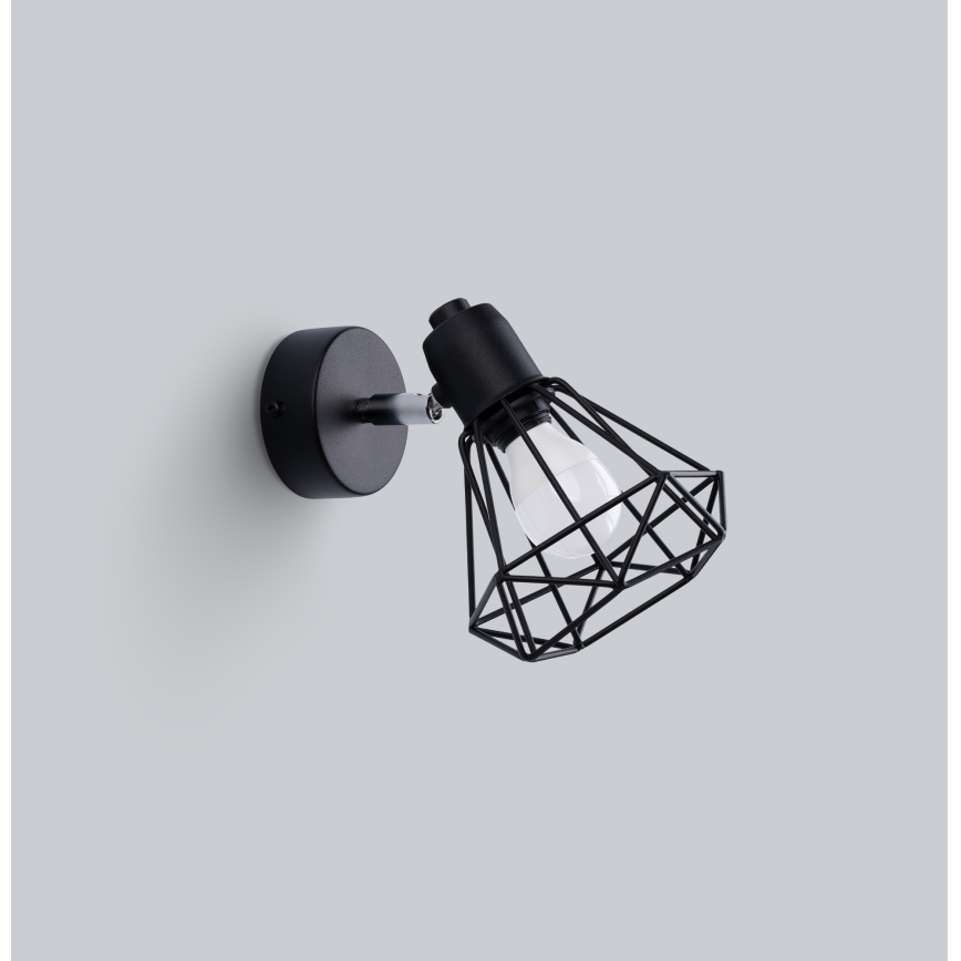 Foco de parede ARTEMIS 1xE14/40W/230V preto