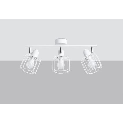 Foco BELUCI 3xE14/40W/230V branco