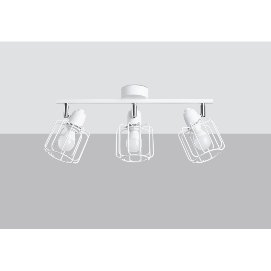 Foco BELUCI 3xE14/40W/230V branco
