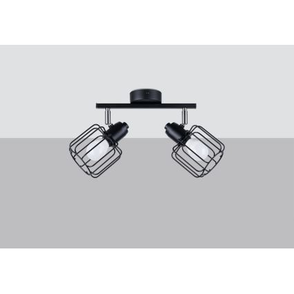 Luminária de teto BELUCI 2xE14/40W/230V preta