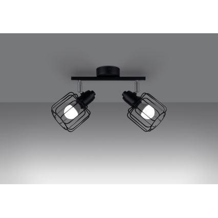 Luminária de teto BELUCI 2xE14/40W/230V preta