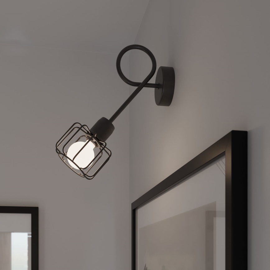 Iluminação de parede BELUCI 1xE14/40W/230V preto