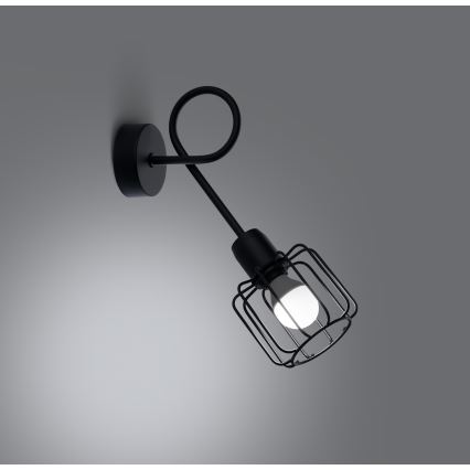 Iluminação de parede BELUCI 1xE14/40W/230V preto