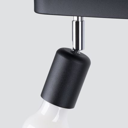 Luminária de teto FORNES 2xE27/60W/230V preta
