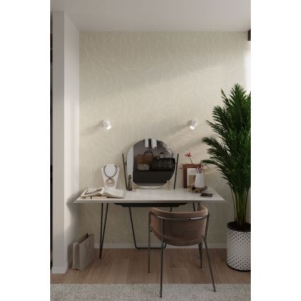 Foco de parede LEMMI 1xGU10/40W/230V branco