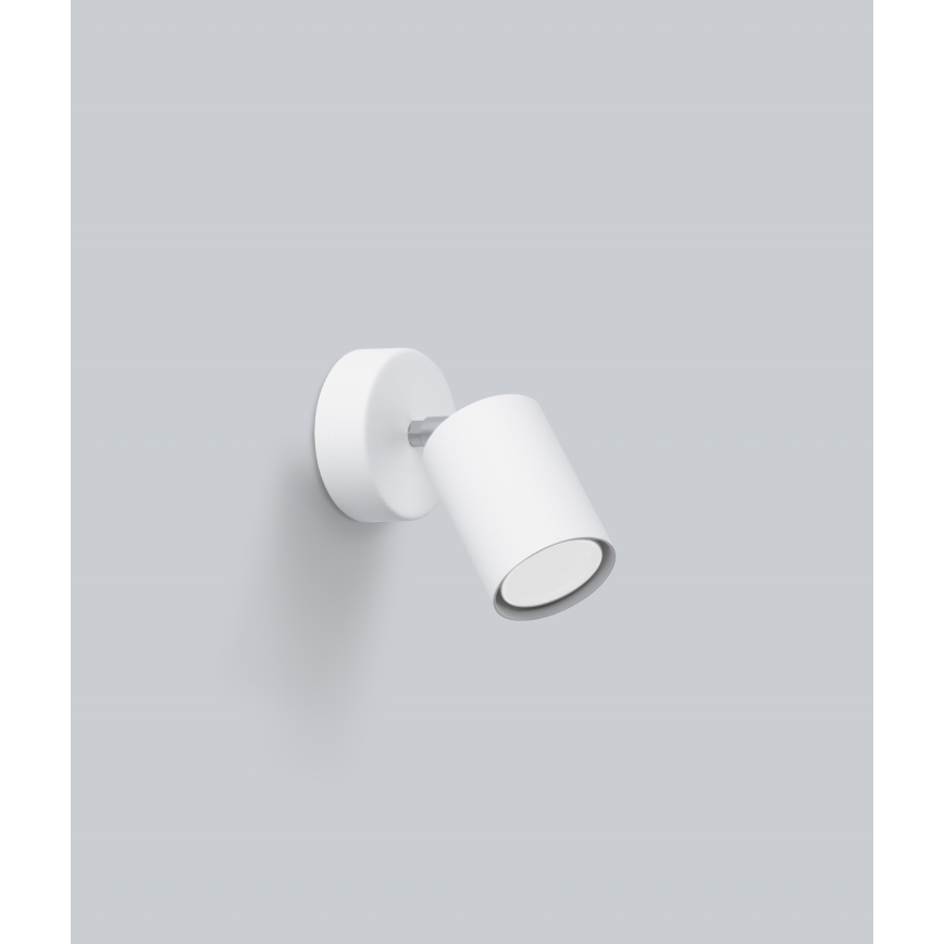 Foco de parede LEMMI 1xGU10/40W/230V branco