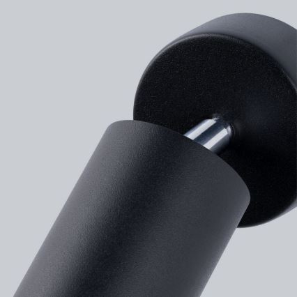 Foco de parede LEMMI 1xGU10/40W/230V preto