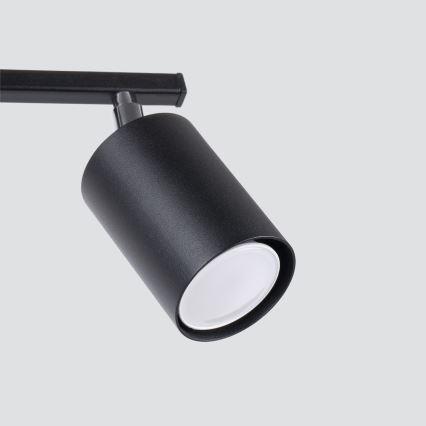 Luminária de teto LEMMI 2xGU10/40W/230V preta