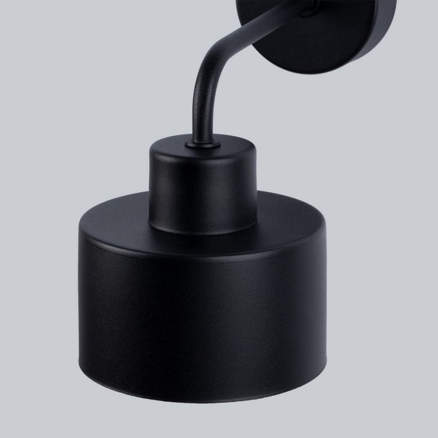 Candeeiro de parede SAVAR 1xE27/60W/230V preto