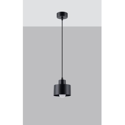 Candelabro suspenso SAVAR 1xE27/60W/230V preto