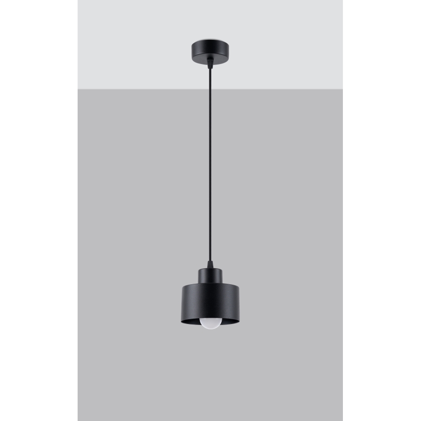 Candelabro suspenso SAVAR 1xE27/60W/230V preto