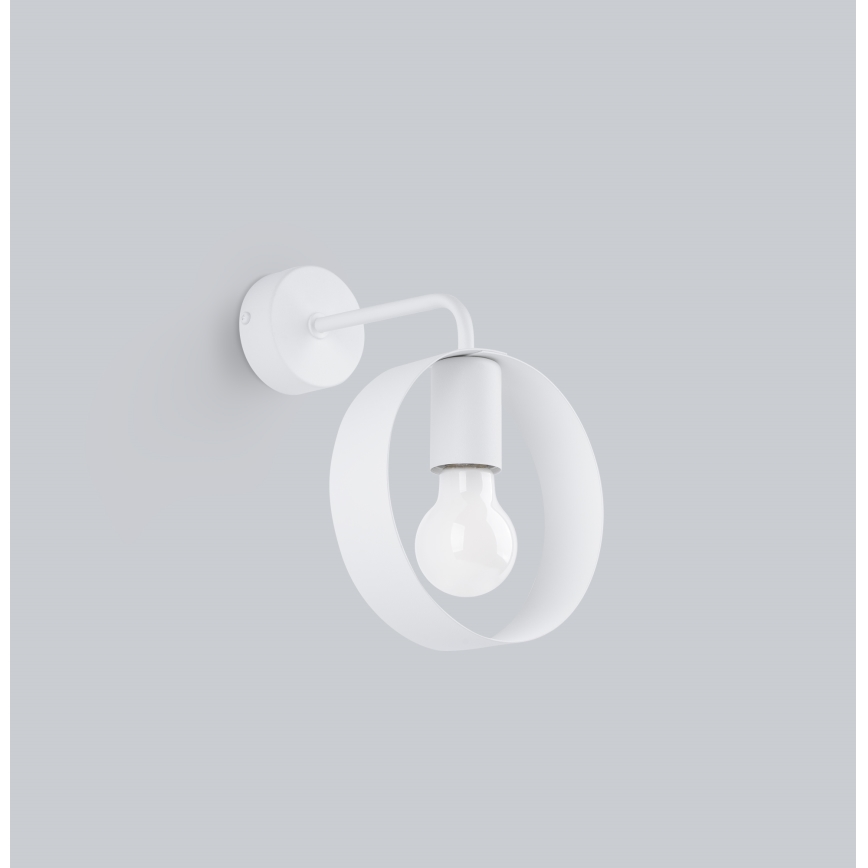Candeeiro de parede TITRAN 1xE27/60W/230V branco
