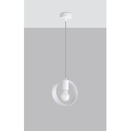 Candelabro suspenso TITRAN 1xE27/60W/230V branco