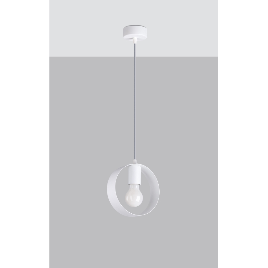 Candelabro suspenso TITRAN 1xE27/60W/230V branco