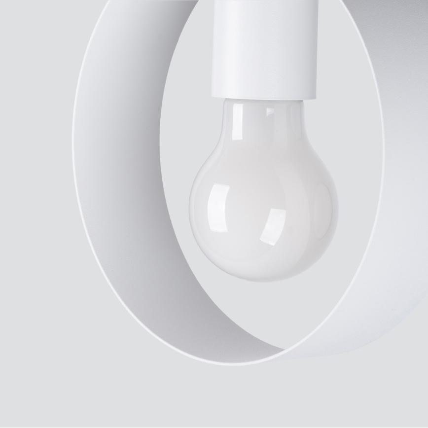 Candelabro suspenso TITRAN 1xE27/60W/230V branco