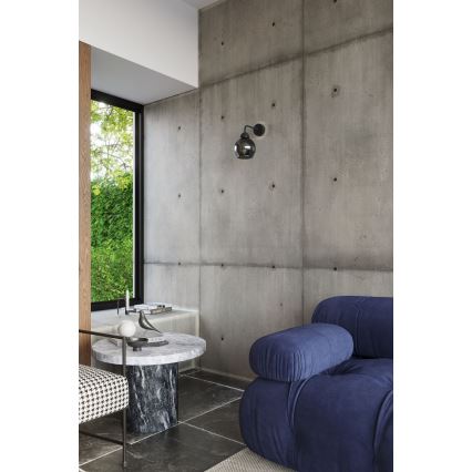 Candeeiro de parede ALINO 1xE27/60W/230V preto