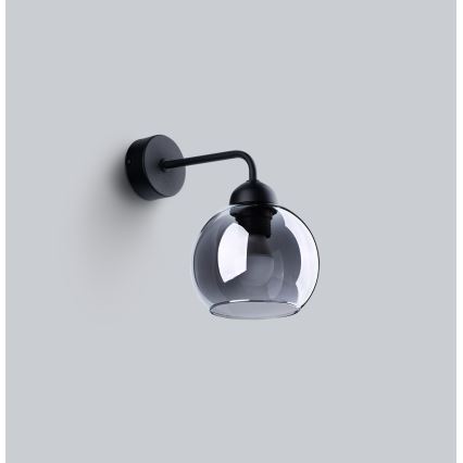 Candeeiro de parede ALINO 1xE27/60W/230V preto