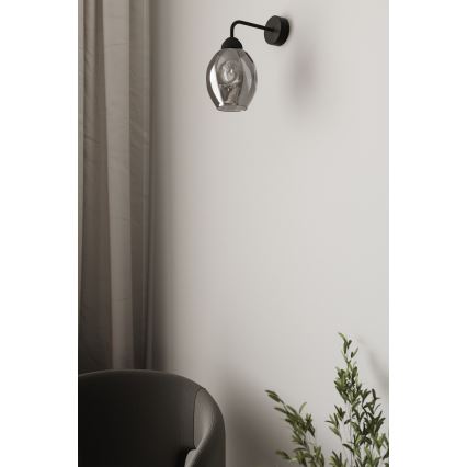 Candeeiro de parede FILLAN 1xE27/60W/230V preto
