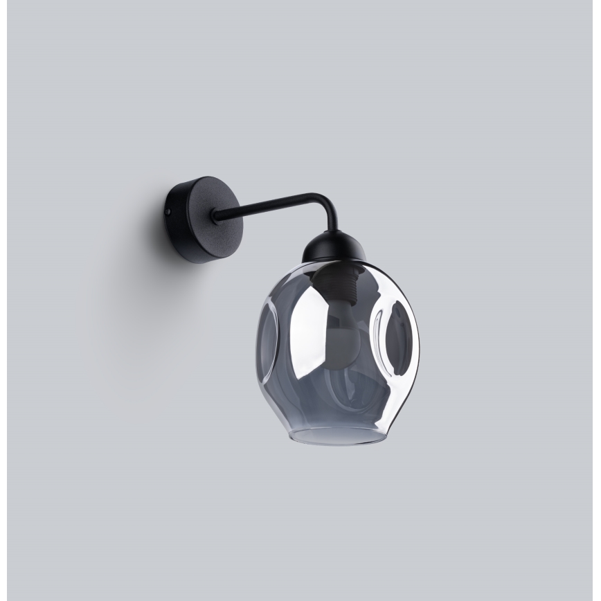 Candeeiro de parede FILLAN 1xE27/60W/230V preto