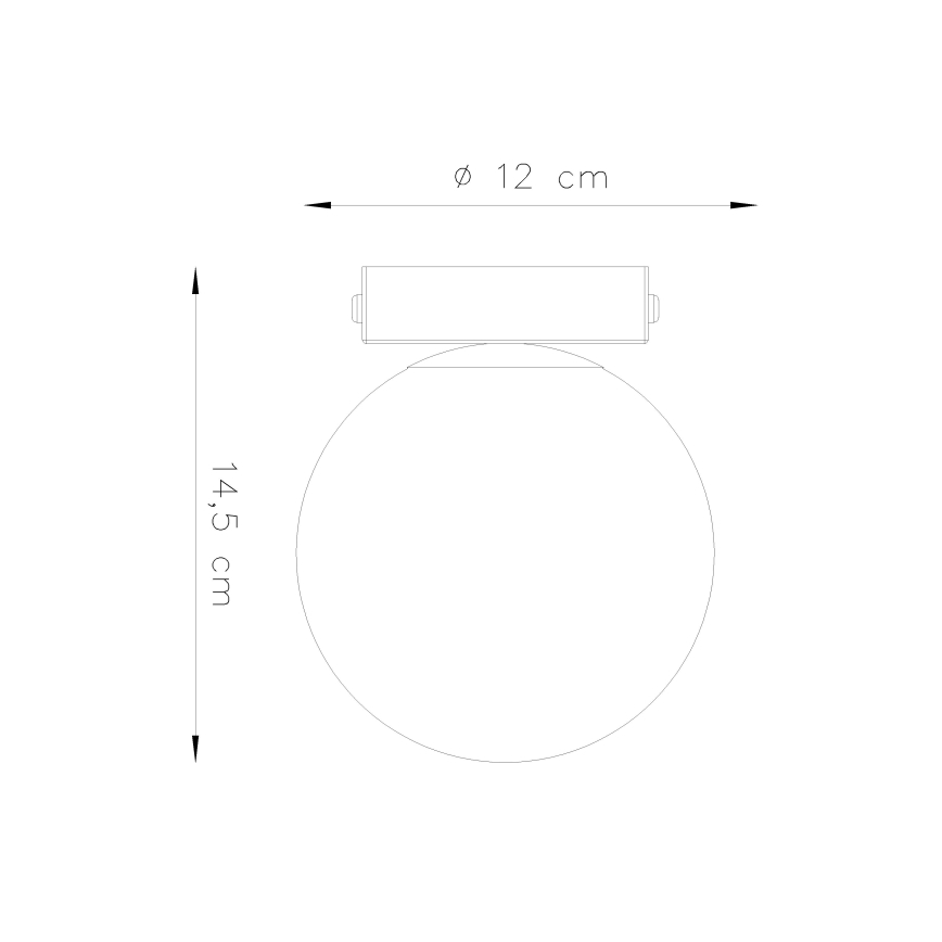 Iluminação de teto YOLI 1xG9/12W/230V preto