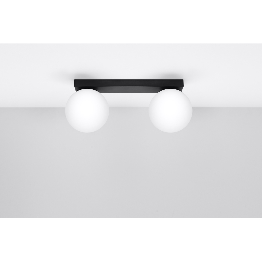 Iluminação de teto YOLI 2xG9/12W/230V preto