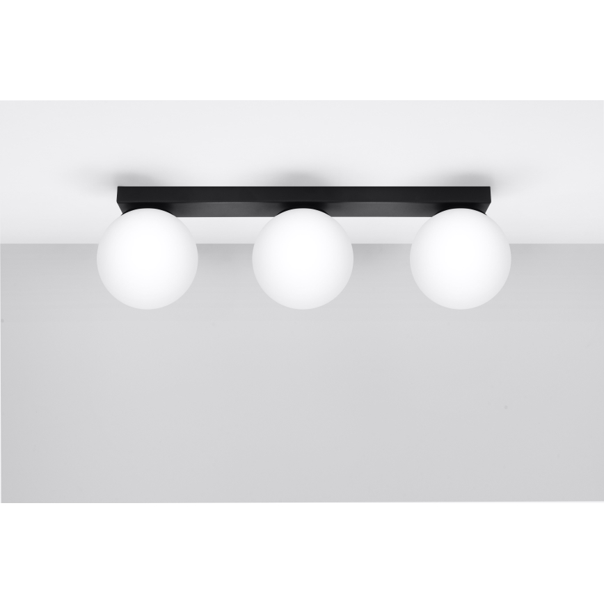 Iluminação de teto YOLI 3xG9/12W/230V preto