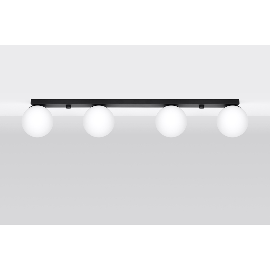 Iluminação de teto YOLI 4xG9/12W/230V preto