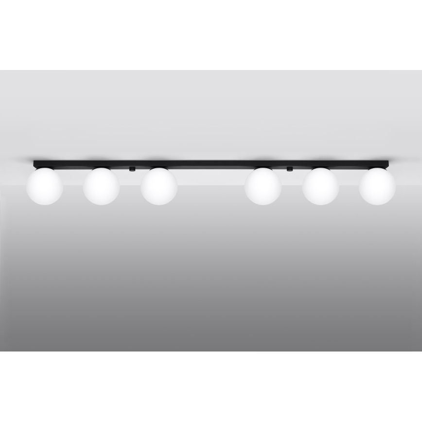 Iluminação de teto YOLI 6xG9/12W/230V preto