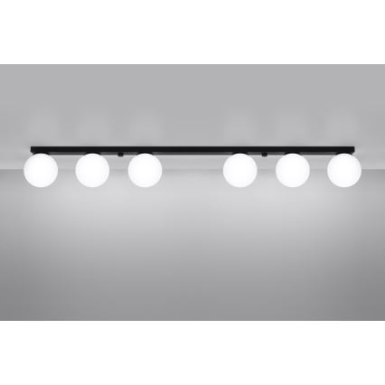 Iluminação de teto YOLI 6xG9/12W/230V preto