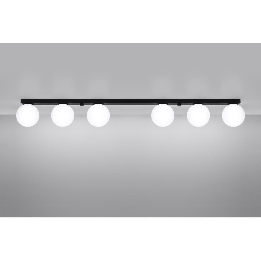 Iluminação de teto YOLI 6xG9/12W/230V preto
