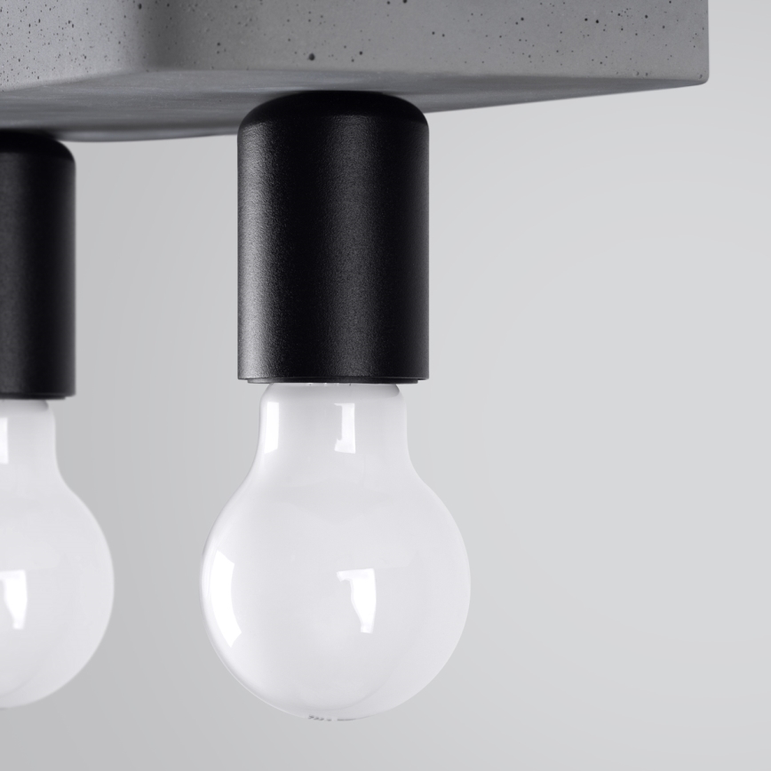 Foco TAVO 2xE27/15W/230V betão
