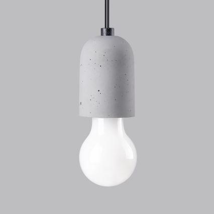 Candeeiro suspenso NESO 1xE27/15W/230V aranha betão