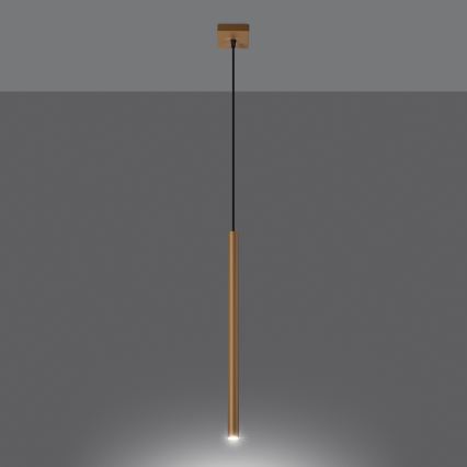 Candelabro suspenso PASTELO 1xG9/8W/230V dourada