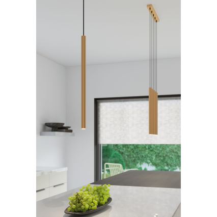 Candelabro suspenso PASTELO 1xG9/8W/230V dourada