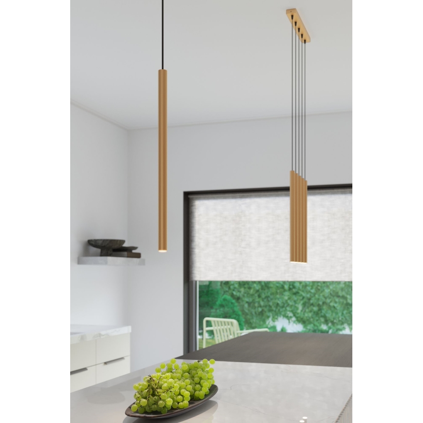 Candelabro suspenso PASTELO 1xG9/8W/230V dourada