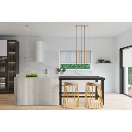 Candelabro suspenso PASTELO 3xG9/8W/230V dourada
