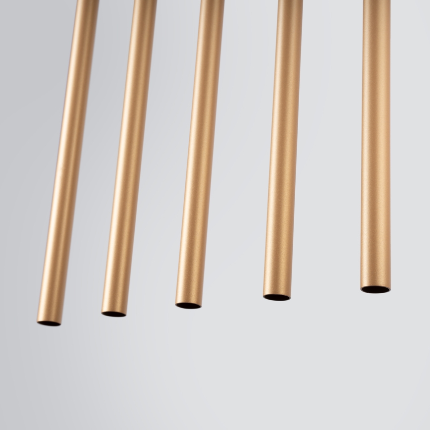 Candelabro suspenso PASTELO 5xG9/8W/230V dourada