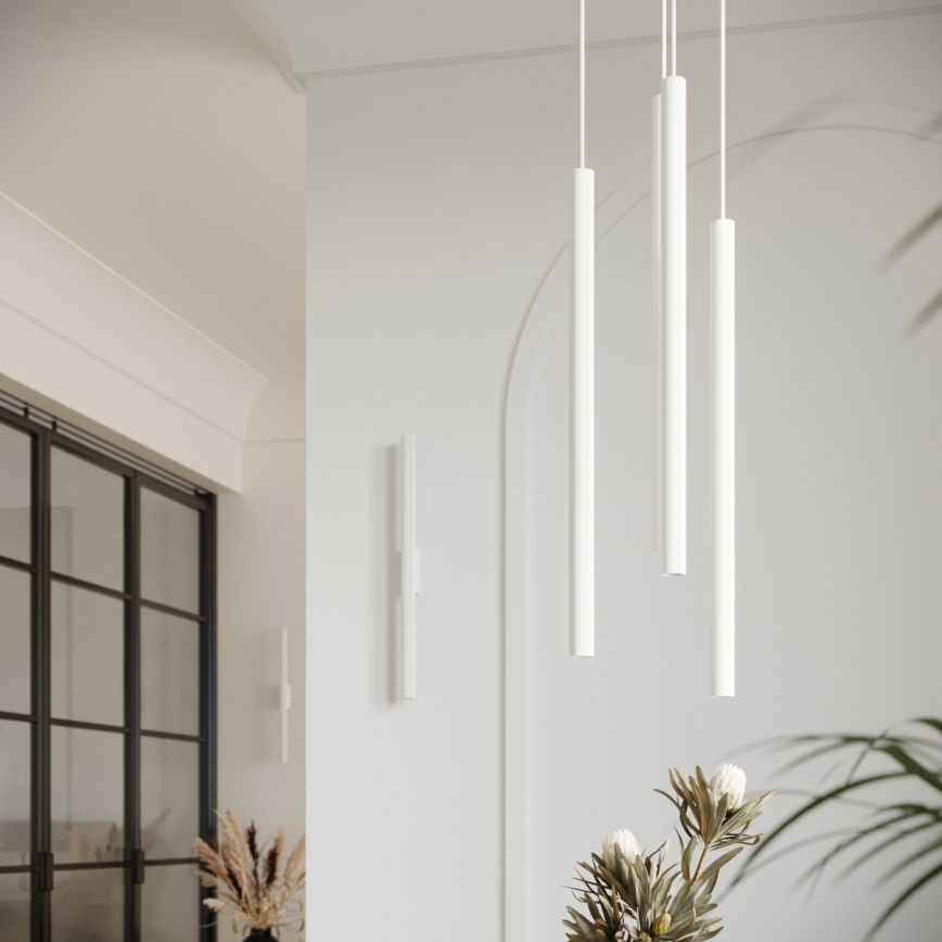 Candelabro suspenso PASTELO 5xG9/8W/230V branco