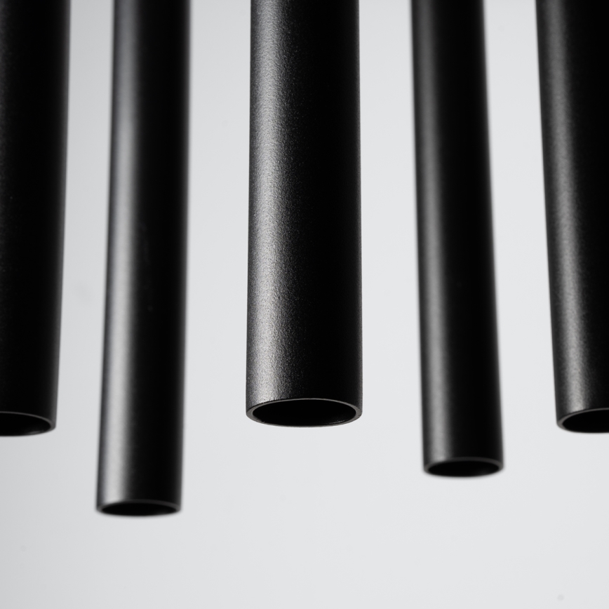 Candelabro suspenso PASTELO 5xG9/8W/230V preto