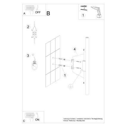 Iluminação de parede PASTELO 2xG9/8W/230V branco