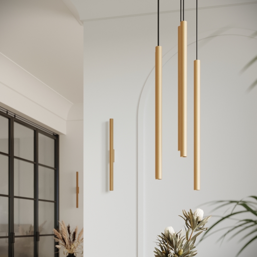 Iluminação de parede PASTELO 2xG9/8W/230V dourada