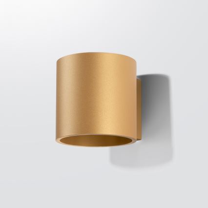 Foco de parede ORBIS 1xG9/8W/230V dourada