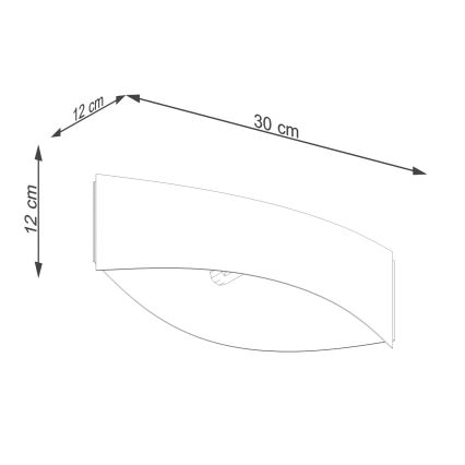 Iluminação de parede TONI 1xG9/8W/230V preto