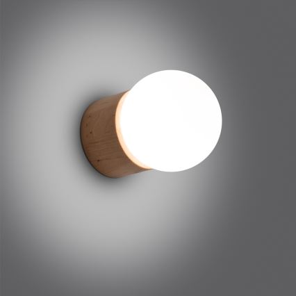Foco de parede BOOMO 1xG9/8W/230V faia