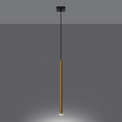 Candelabro suspenso PASTELO 1xG9/8W/230V dourada