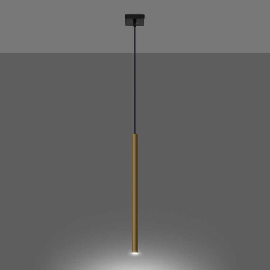 Candelabro suspenso PASTELO 1xG9/8W/230V dourada