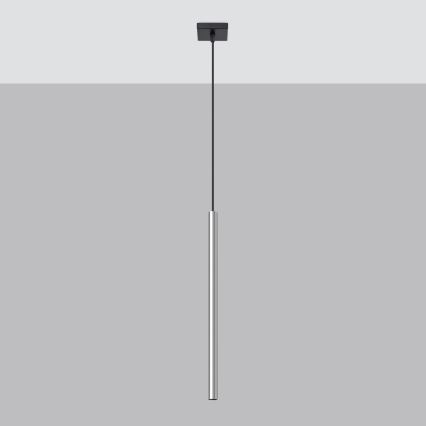 Candeeiro suspenso PASTELO 1xG9/8W/230V cromado brilhante