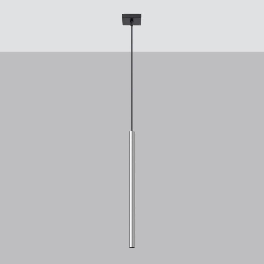 Candeeiro suspenso PASTELO 1xG9/8W/230V cromado brilhante