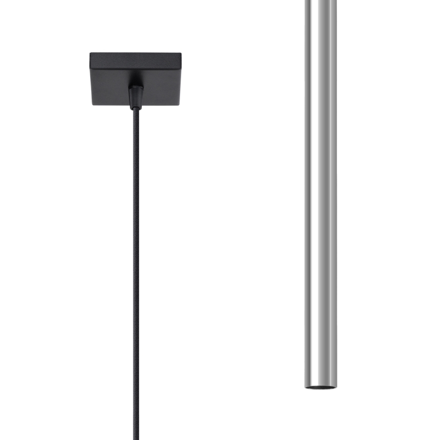 Candeeiro suspenso PASTELO 1xG9/8W/230V cromado brilhante
