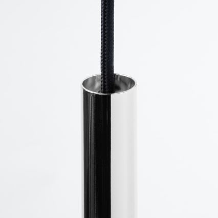 Candeeiro suspenso PASTELO 1xG9/8W/230V cromado brilhante